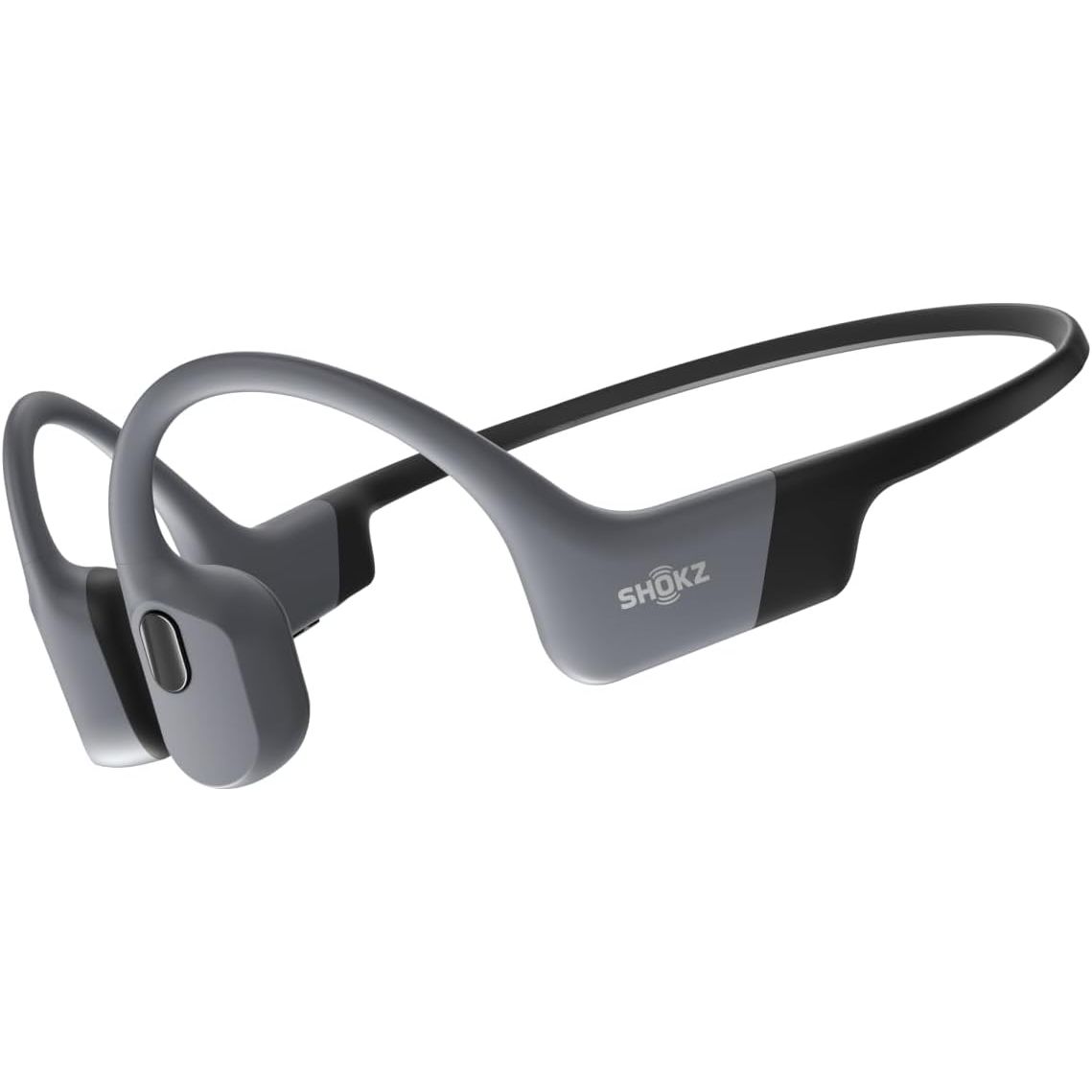 SHOKZ OpenSwim Pro Bone Conduction Sports Headphones, IP68 Waterproof Open-Ear Wireless Earphones with Bluetooth 5.4, 32GB of MP3 Storage, Noise Canceling Mics, 9h Playtime for Running, Swimming, Grey - 1